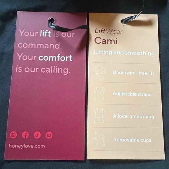 HONEYLOVE Camisole Shapewear Sz 3X Liftwear Compression Tummy Wirefree Bodycon - Picture 6 of 8